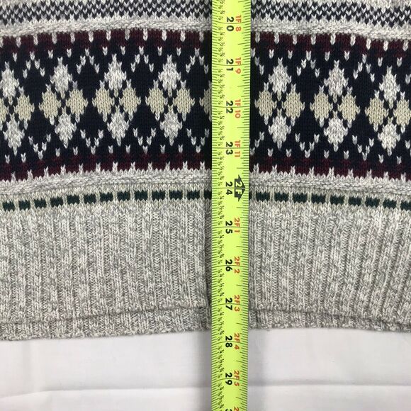 Vintage Peconic Bay Traders Men’sxLarge Thick Knit Cotton Grandpa‎ Sweater USA - Picture 6 of 9